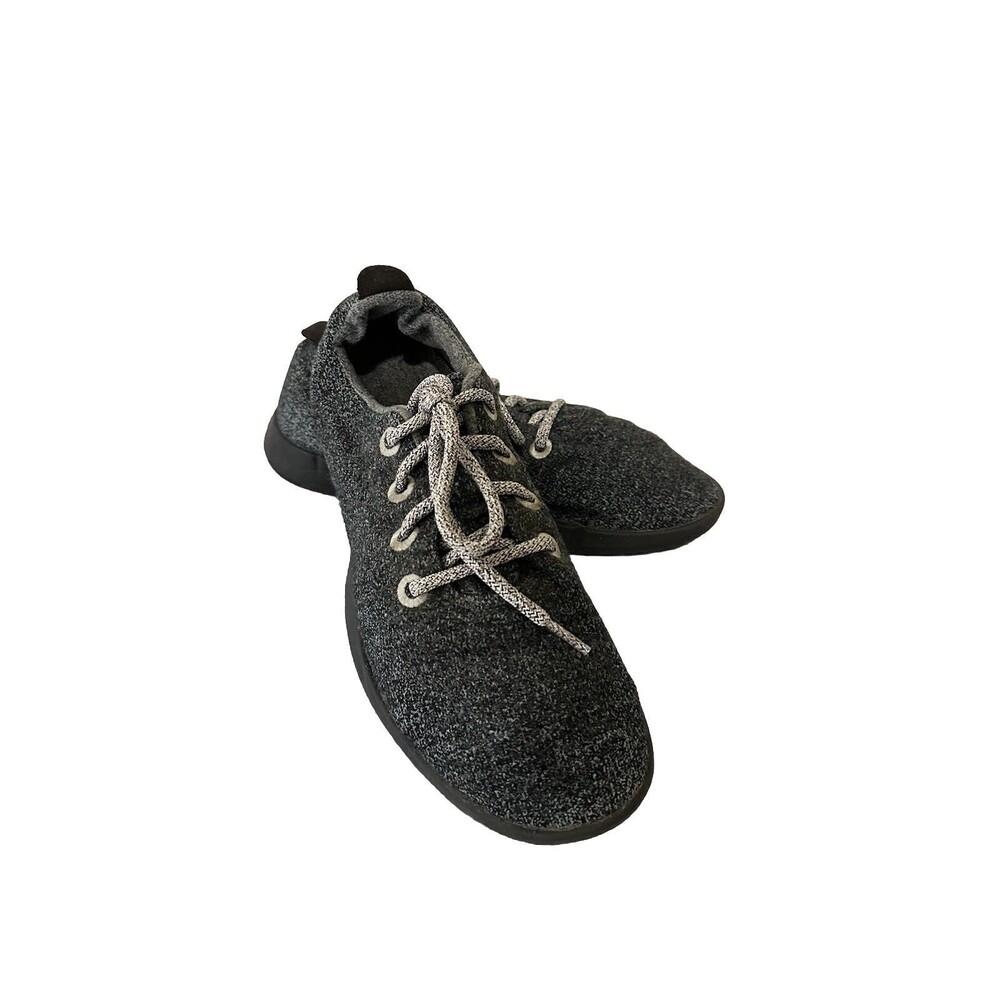Allbirds Wool Runners Mens Size 9 Wool Running Shoes Sneakers Medium Gray Black